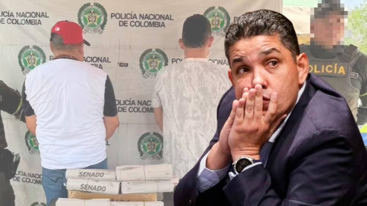 Escándalo en Colombia: capturan escolta con $145 millones