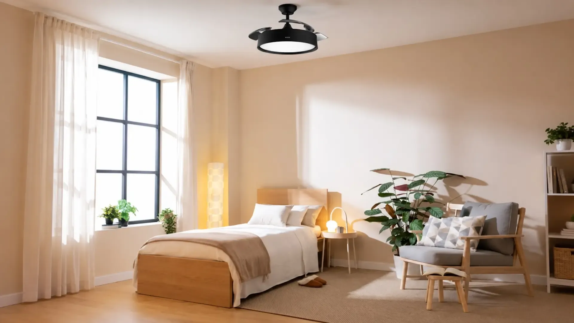 Fresquito sin gastar fortuna: el ventilador de techo que es puro lujo popular